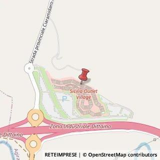 Mappa Sicilia Outlet Village, 94011 Agira, Enna (Sicilia)