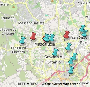 Mappa Via Scalilla, 95030 Mascalucia CT, Italia (2.15769)