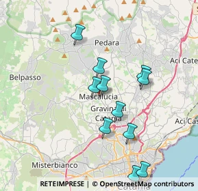 Mappa Via Scalilla, 95030 Mascalucia CT, Italia (3.95545)