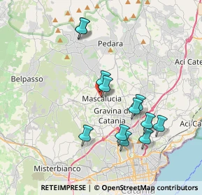Mappa Via Etnea, 95030 Mascalucia CT, Italia (4.06333)