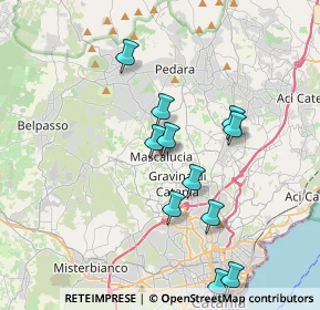 Mappa Via Etnea, 95030 Mascalucia CT, Italia (3.97636)