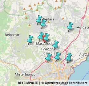 Mappa Via Etnea, 95030 Mascalucia CT, Italia (3.52545)