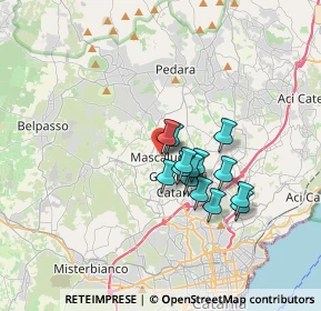 Mappa Via Etnea, 95030 Mascalucia CT, Italia (2.81286)