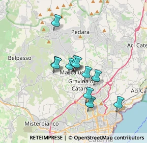 Mappa Via Etnea, 95030 Mascalucia CT, Italia (2.92818)