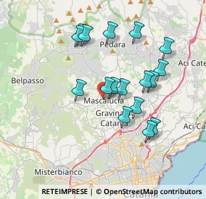 Mappa Via Etnea, 95030 Mascalucia CT, Italia (3.75765)