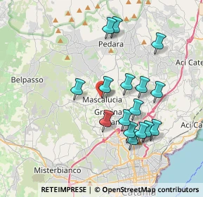 Mappa Via Etnea, 95030 Mascalucia CT, Italia (3.96125)