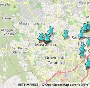 Mappa Via Etnea, 95030 Mascalucia CT, Italia (2.5175)