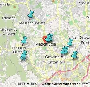 Mappa Via Etnea, 95030 Mascalucia CT, Italia (2.01667)