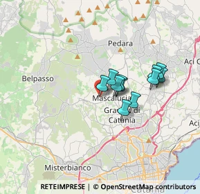 Mappa Via Salvatore Quasimodo, 95030 Mascalucia CT, Italia (2.71)