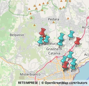 Mappa Via Salvatore Quasimodo, 95030 Mascalucia CT, Italia (4.64385)