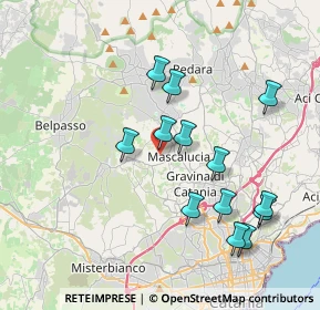 Mappa Via Salvatore Quasimodo, 95030 Mascalucia CT, Italia (4.27615)