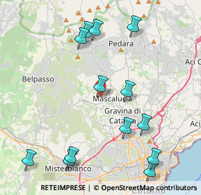 Mappa Via Salvatore Quasimodo, 95030 Mascalucia CT, Italia (5.45615)