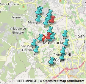 Mappa Via Salvatore Quasimodo, 95030 Mascalucia CT, Italia (1.7715)