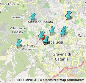 Mappa Via Salvatore Quasimodo, 95030 Mascalucia CT, Italia (1.63636)