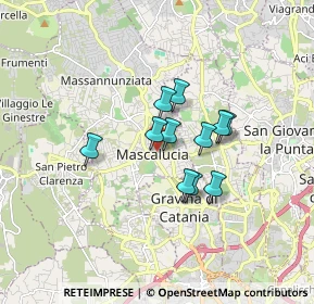 Mappa Via Cillei, 95030 Mascalucia CT, Italia (1.30636)
