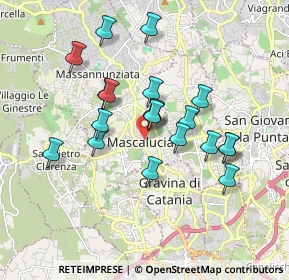 Mappa Via Vincenzo Bellini, 95030 Mascalucia CT, Italia (1.77)