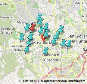 Mappa Via Vincenzo Bellini, 95030 Mascalucia CT, Italia (1.441)