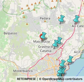 Mappa Via Cillei, 95030 Mascalucia CT, Italia (6.44583)