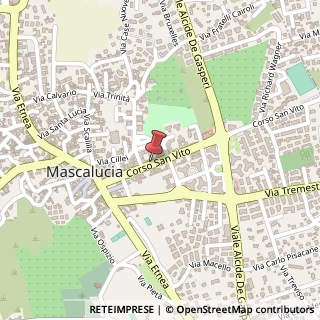 Mappa Corso San Vito, 53, 95030 Mascalucia, Catania (Sicilia)