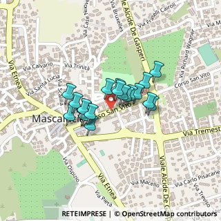 Mappa Corso San Vito, 95030 Mascalucia CT, Italia (0.158)