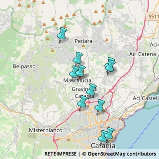 Mappa Corso San Vito, 95030 Mascalucia CT, Italia (3.91636)