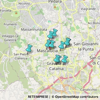 Mappa Corso San Vito, 95030 Mascalucia CT, Italia (1.24818)