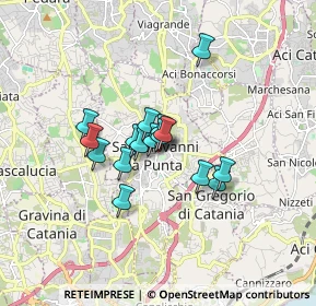 Mappa Via Siracusa, 95037 San Giovanni La Punta CT, Italia (1.2575)