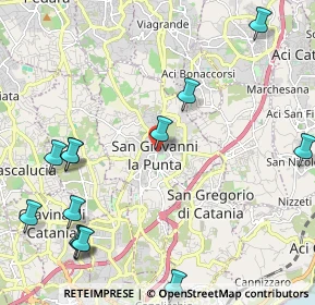 Mappa Via Siracusa, 95037 San Giovanni La Punta CT, Italia (3.14462)