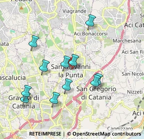 Mappa Via Siracusa, 95037 San Giovanni La Punta CT, Italia (2.09)