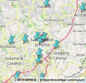 Mappa Via Siracusa, 95037 San Giovanni La Punta CT, Italia (2.48583)