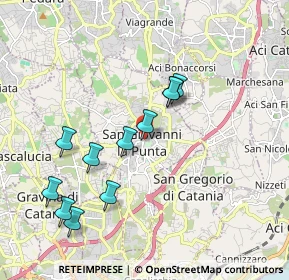 Mappa Via Siracusa, 95037 San Giovanni La Punta CT, Italia (2.08091)