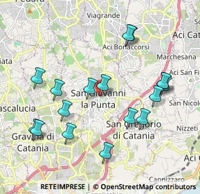 Mappa Via Siracusa, 95037 San Giovanni La Punta CT, Italia (2.32294)