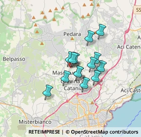 Mappa Via F. Caracciolo, 95030 Mascalucia CT, Italia (2.54929)