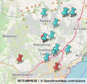 Mappa Viale Alcide de Gasperi, 95030 Mascalucia CT, Italia (4.48733)