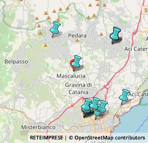 Mappa Viale Alcide de Gasperi, 95030 Mascalucia CT, Italia (5.31375)