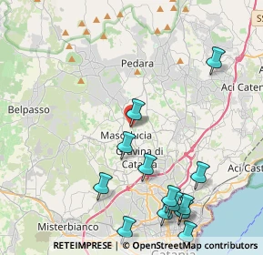 Mappa Viale Alcide de Gasperi, 95030 Mascalucia CT, Italia (5.74077)