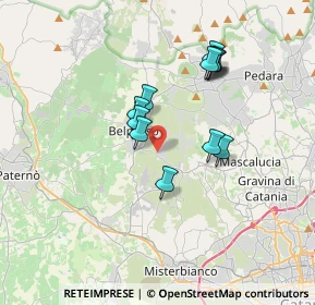 Mappa Via Camporotondo, 95032 Belpasso CT, Italia (3.33833)