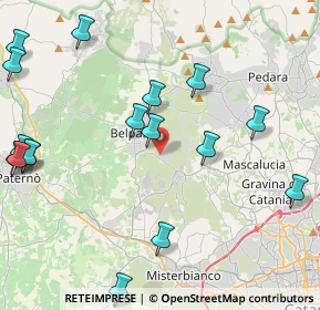 Mappa Via Camporotondo, 95032 Belpasso CT, Italia (6.07941)