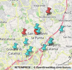 Mappa Via G. Zappalà, 95037 San Giovanni La Punta CT, Italia (2.13)