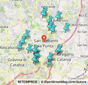 Mappa Via G. Zappalà, 95037 San Giovanni La Punta CT, Italia (2.029)