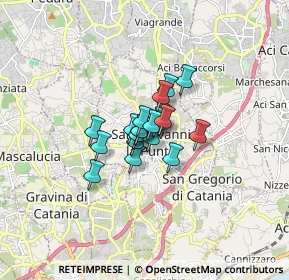 Mappa Via G. Zappalà, 95037 San Giovanni La Punta CT, Italia (0.8795)