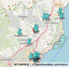 Mappa Via G. Zappalà, 95037 San Giovanni La Punta CT, Italia (5.74105)