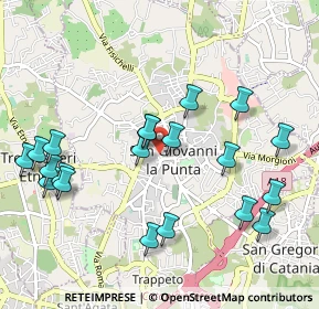 Mappa Via G. Zappalà, 95037 San Giovanni La Punta CT, Italia (1.226)