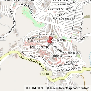 Mappa Via della Vittoria, 3, 93014 Mussomeli, Caltanissetta (Sicilia)