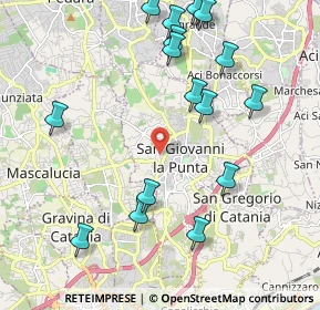 Mappa Via Teano, 95037 San Giovanni La Punta CT, Italia (2.71)