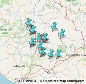 Mappa 93014 Mussomeli CL, Italia (10.66938)