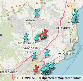 Mappa SP8ii-iv, 95037 San Giovanni La Punta CT, Italia (5.3225)