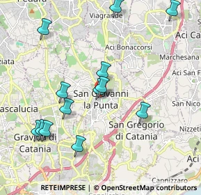 Mappa Via Sottotenente G. Scalia, 95037 San Giovanni La Punta CT, Italia (2.38769)