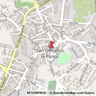 Mappa Via Roma, 269, 95037 San Giovanni la Punta, Catania (Sicilia)