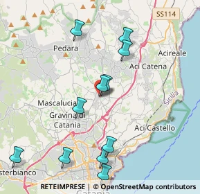 Mappa Via Sottotenente G. Scalia, 95037 San Giovanni La Punta CT, Italia (4.82)